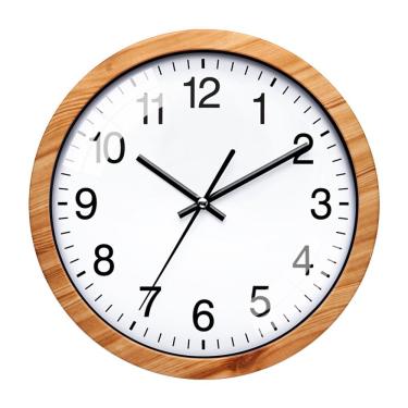 Imagem de Relógio de parede Modern 10 Silent Non-Ticking Quartz Plastic