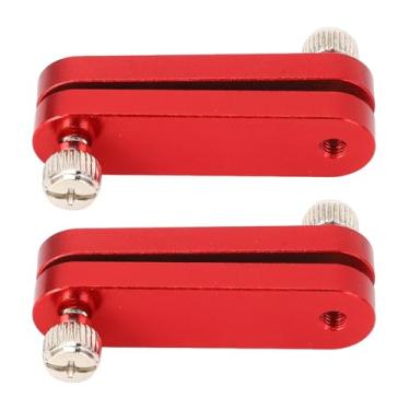 Imagem de YWBL-WH Bloco de Posicionamento de Régua de Liga de Alumínio Compacto, Limite de Posicionamento Linear de 2 Unidades para Módulos de Móveis, Batente Localizador de Rabiscos para Carpintaria Com