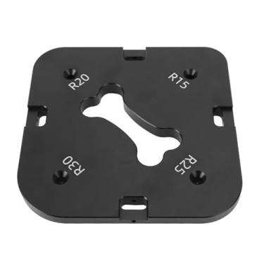 Imagem de YWBL-WH Modelo de Gabarito de Canto, Modelo de Raio de Roteador de Liga de Alumínio Com 4 Tamanhos R15 R20 R25 R30 para Mesas de Cadeiras e Quadros de Móveis para Trabalhar Madeira