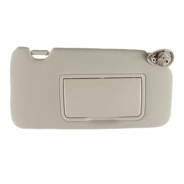 Imagem de PEVEST Viseira de sol com espelho, sem luzes - lado do passageiro direito cinza platina para Honda HR-V EX-L/EX/LX/Sport 2016-2022 | Substitui 83230-T7W-A12ZA, 83280-T7W-A11ZA