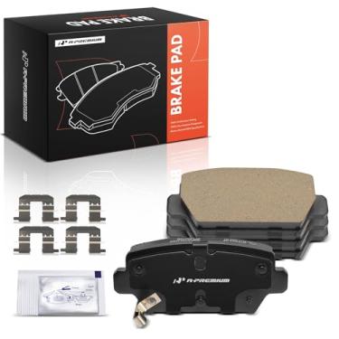 Imagem de A-Premium Conjunto de pastilhas de freio a disco de cerâmica traseiras compatível com modelos Mitsubishi - Eclipse Cross 2018 2019 2020 2021 2022, 4 peças