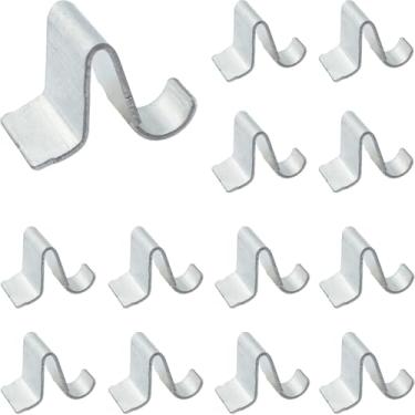 Imagem de WHYHKJ 20 peças clipes de prateleira de armário clipes de metal de escritório 3x1,4 cm tamanho 3s clipes de armário de arquivo para guarda-roupas, armários de sapato, estantes de livros, armários de