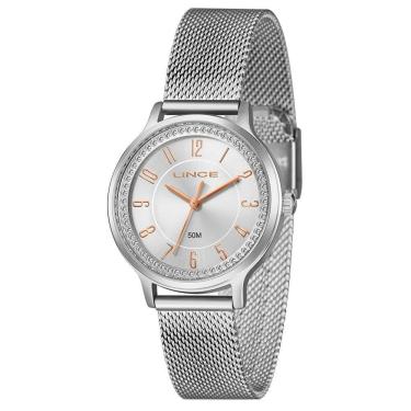 Imagem de Relógio Lince Feminino Ref: Lrmh260l36 S2sx Casual Mesh Prateado