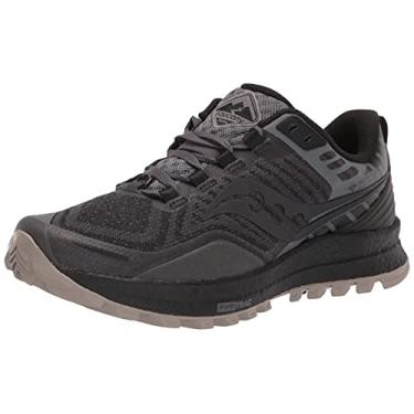 Imagem de Saucony Tênis de corrida masculino Xodus 11 Trail, Preto/Graell, 7.5