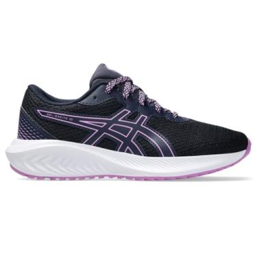 Imagem de ASICS Tênis de corrida infantil Gel-Excite 10 Grade escolar, Brilho meia-noite/lavanda, 19