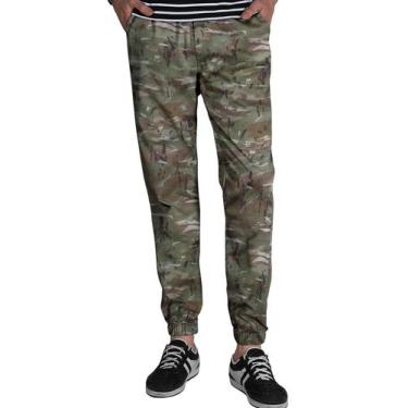 Imagem de Calças Chino Jogger Match Masculinas 42 Forest Camo