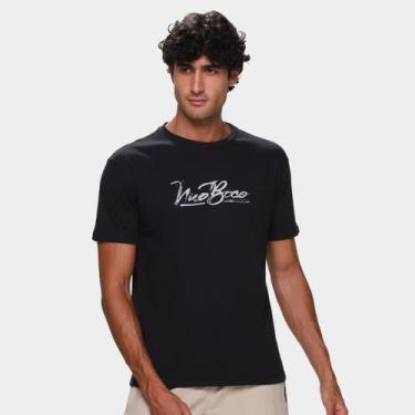 Imagem de Camiseta Nicoboco Zanzibar Masculina, Preto, M