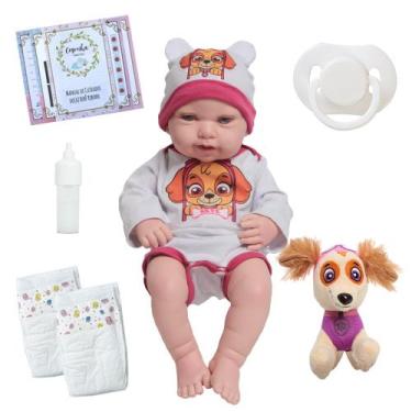 Imagem de Bebê Reborn Boneca De Silicone Patrulha Canina Fofinha - Cegonha Rebor