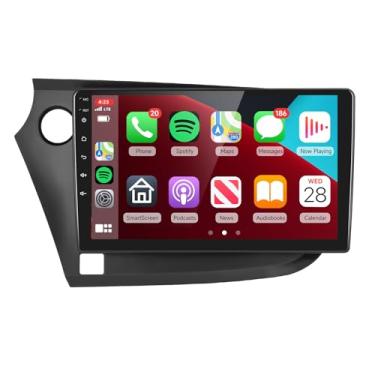 Imagem de Rádio Android 13 para Honda Insight 2009-2014 sem fio Carplay estéreo, 2 GB de RAM + 64 GB de ROM, tela sensível ao toque IPS de 9 polegadas 1080p Android Auto 26UIs 5.0 Bluetooth MirrorLink RCA SWC