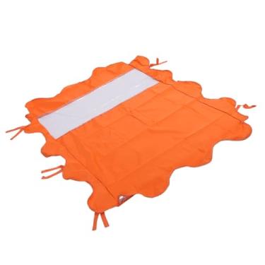 Imagem de POENVFPO Capa para Empilhadeira Tecido Oxford Impermeável Universal de 45x33 pol. Com Clarabóia de PVC, Capa de Chuva para Empilhadeira Resistente para Proteção Externa e Segurança do Operador