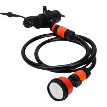 Imagem de Asixxsix Pulverizador de chuveiro de cão elétrico, Bomba de lavagem de animais de estimação 80W com fluxo de água forte de 18L / min e modos de pulverização ajustáveis e mangueira (Plugue UE 100-240