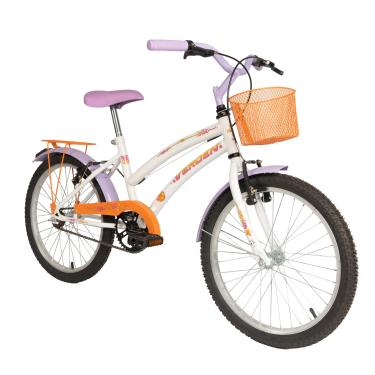 Imagem de Verden Bicicleta Infantil Lolla Capivara Aro 20 com cestinha, bagageiro e Freio V-brake
