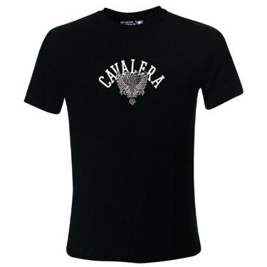 Imagem de CAMISETA CAVALERA COMFORT HOLOGRAFIC EAGLE PRETA MASCULINA-Masculino