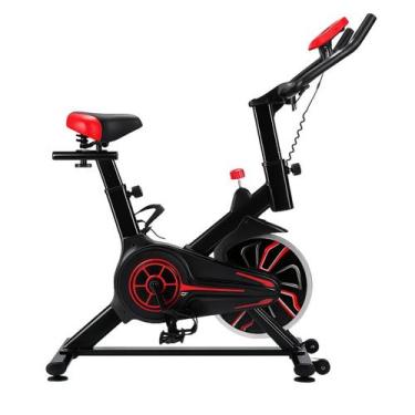 Imagem de Bicicleta Ergométrica Spinning X12 Roda De Inércia 8kg Cor Preto E Ver