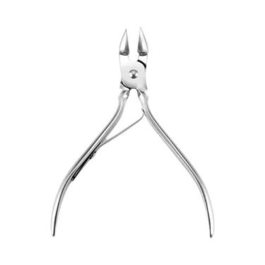 Imagem de Alicate De Cutícula Em Aço Inoxidável Durável Para Manicure E Pedicure