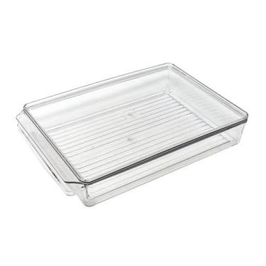 Imagem de Organizador Para Geladeira Plástico 28X20,5X4,5 - Mabel