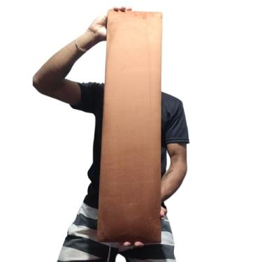 Imagem de Cabeceira Modular Estofada 60x20cm + 120x20cm | Painel Decorativo para Cama | Autocolante, Macia, Design Moderno para Quarto(20UN 20X80CM VELUDO TERRACOTA)