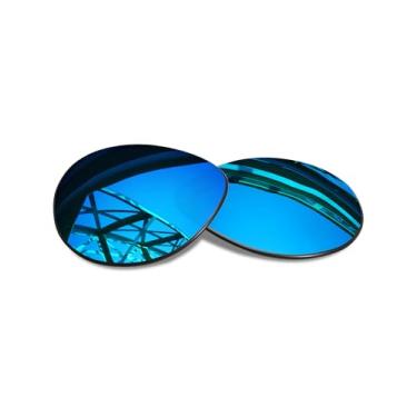 Imagem de SmartVLT Lentes de reposição Ice Blue para óculos inteligentes Ray-Ban Meta Headliner RW4009 e Gen 2 RW4013 (50 mm), transição, proteção UV