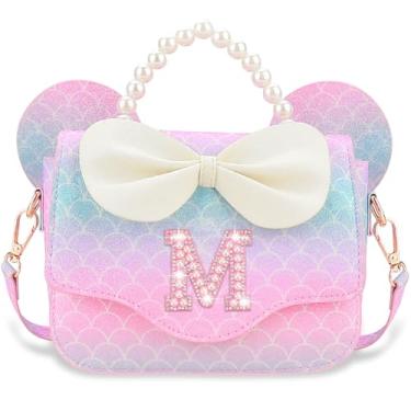 Imagem de Luchike Presentes de aniversário para meninas – Bolsa tiracolo infantil para princesas, presentes de Natal, Sereia-y