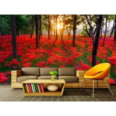 Imagem de Papel de Parede Paisagens Floresta 92 - 1,00 X 1,00 - Voce Decorando