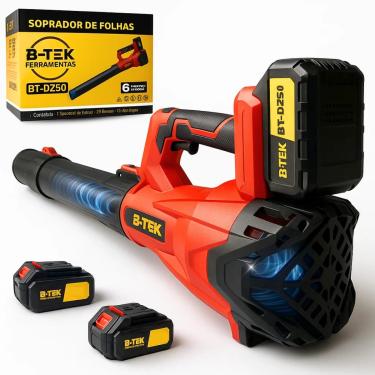 Imagem de Soprador de Folhas a Bateria 21 V – Potência Turbo 300 km/h, Sem Fio, Portátil e Leve para Jardim, Quintal, Casa e Carro