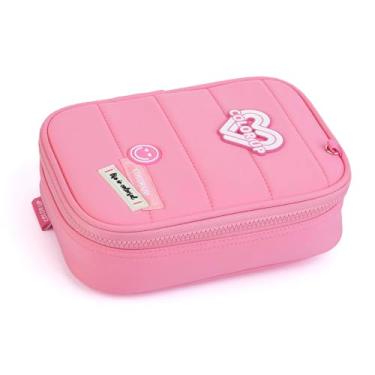 Imagem de Estojo Box Organizador Feminino Color Up Seanite (Rosa)