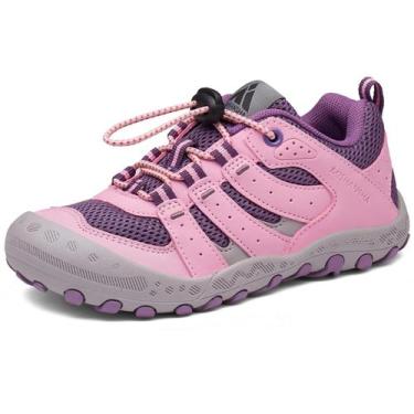 Imagem de Sapatos de caminhada Mishansha Kids Boys Girls, tamanho 10, rosa