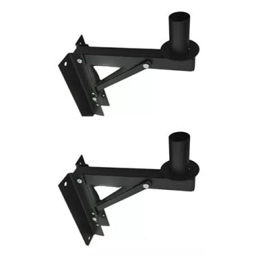 Imagem de Kit com 2 Suportes de Parede para Caixa de Som, Suporte até 35kg, para Home Theater e Sistema de Som