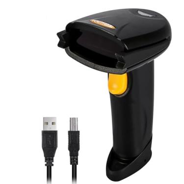 Imagem de Sluffs Leitor De Código De Barras Bluetooth Sem Fio, Sem Fio Bluetooth 4.0 E USB 3.0 Leitor De Código De Barras Com Fio, Código De Barras A Laser De Inventário Portátil 1D