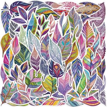 Imagem de Adesivos Esmalte Leaf Waterproof Graffiti Dec 50 unidades/lote - yiwei