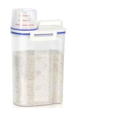 Imagem de Pote Hermético Multiuso Com Dosador - 1,5kg Potes e Porta-Mantimentos, Recipientes Domésticos Individuais para Alimentos