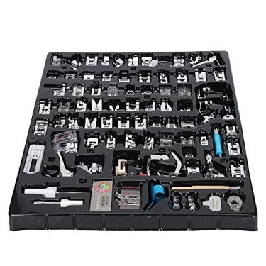 Imagem de Acouto Conjunto de Calcadores para Máquina de Costura Doméstica Multifuncional de 82 Peças - Acessórios de Costura Completos Máquinas Domésticas, Construção Em Aço Inoxidável, Vários Artesanatos de