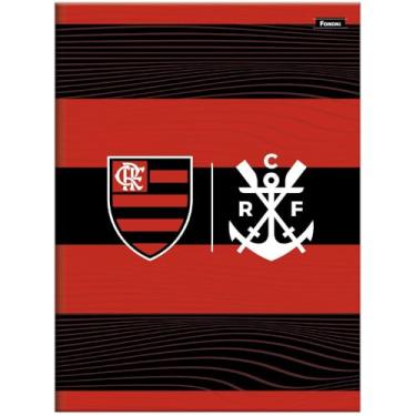 Imagem de Caderno Brochurão Universitário 200x275mm 80 Folhas Flamengo Capa B Foroni