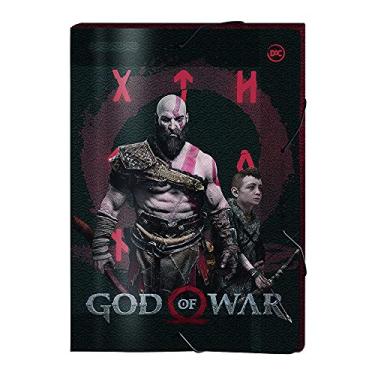 Imagem de Pasta Aba Elástica Ofício com Lombo de 3 cm - God of War