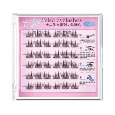 Imagem de Cílios Postiços Naturais Sem Cola 120 Grupos Sem Maquiagem Amigáveis P