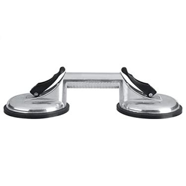 Imagem de YOUTHINK Ventosa de Liga de Alumínio, Levantador de Vidro de Placa Dupla, Capacidade de Carga de 231 Lb, Ideal para Mover Folhas de Vidro e Metal
