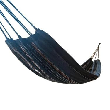 Imagem de Rede de Dormir em Algodão Natural 4m x 1,5m Estilo Moderno– Confortável, Resistente(Listrada Solteiro 3m)