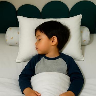 Imagem de Travesseiro Bebê Berço e Carrinho Soninho Hipercal 200 Fios 30x40cm Silicone Hipoalergênico Macio Branco