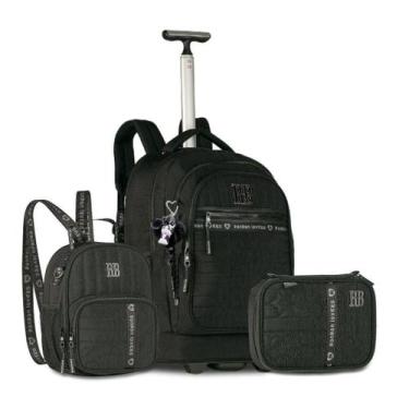 Imagem de Mochila Carrinho Rebecca Bonbon Kit Com Lancheira E Estojo - Clio