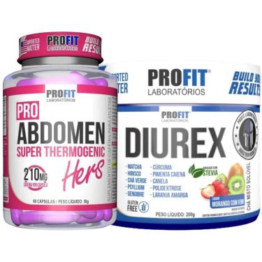 Imagem de TERMOGÊNICO PRO ABDOMEN HERS 60 CÁPSULAS l DIUREX DETOX DIURÉTICO 200G l PROFIT-Unissex