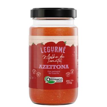 Imagem de Molho de Tomate Orgânico Sabor Azeitona 330g - Legurmê