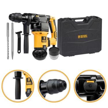 Imagem de Martelete Rompedor Perfurador Rotativo 1050w 10j Denzel Demolidor Comb