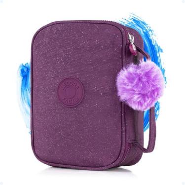 Imagem de Estojo Grande Box Jumbo Escolar C/ Divisórias Compartimentos - Hxt, Ro