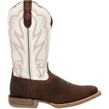 Imagem de Durango Lady Rebel Pro bota feminina branca ventilada ocidental, Trail Brown and White, 6