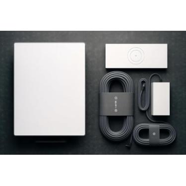 Imagem de STARLINK GEN 3 Dish Region Free + Cabo de 3 m incluído – Antena de 3ª geração com roteador Wi-Fi – Internet de alta velocidade Star Links para trailers, acampamento, viagens, trabalho remoto e uso