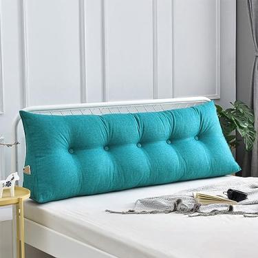 Imagem de Almofada confortável para cama lombar, almofada de leitura para encosto, almofada triangular para cabeceira de cama, almofada de cunha, grande almofada de leitura para janela de sacada, tatami, sofá