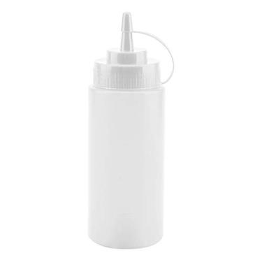 Imagem de GLOGLOW Pote de óleo/frasco de óleo para Creme de de Molho, 460ml, Conjunto de 10, Material PE, Fácil Limpeza e Recarga, Dispensador de Condimento de Plástico Amarelo/branco/vermelho Nan (Branco)