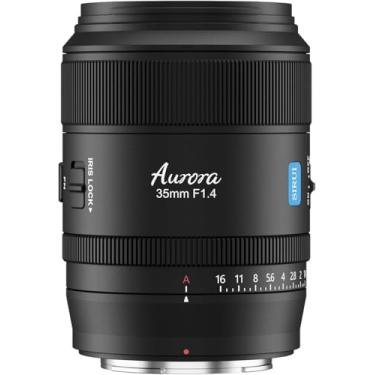 Imagem de SIRUI Lente de foco automático de quadro completo Aurora F1.4 de 35 mm, lente grande angular Prime para câmeras Z Mount