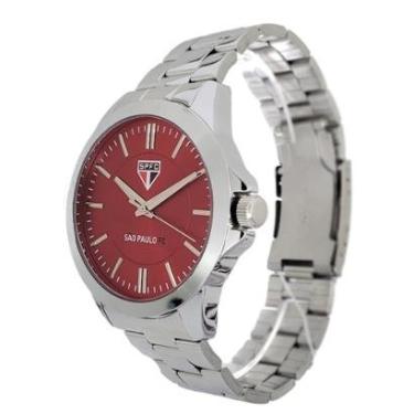 Imagem de Relógio São Paulo FC Oficial Aço Masculino SPFC-002-2-Masculino