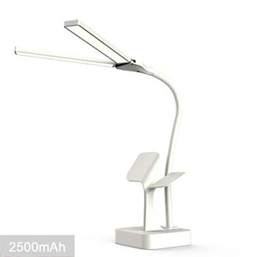 Imagem de Lâmpada de Mesa para Leitura com Proteção os Olhos Econômica em Energia USB Plegável Estilo Europeu Cama Brilho Ajustável e Tubo Luz Multiangulo